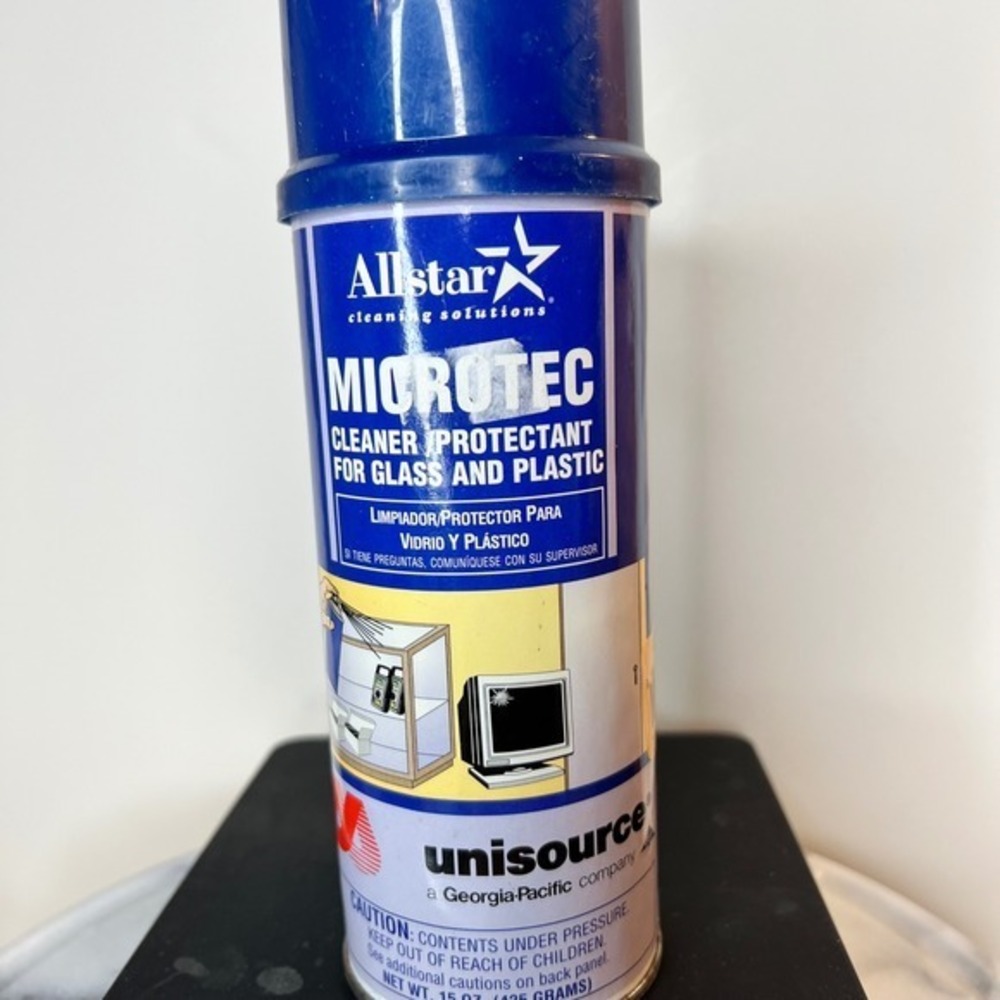 Unisource Allstar Microtec Glass and Plastic Cleaner Protectant 15oz U17543 Spra
